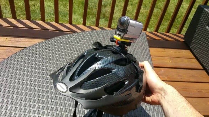 How to Attach Action Camera to Bike Helmet