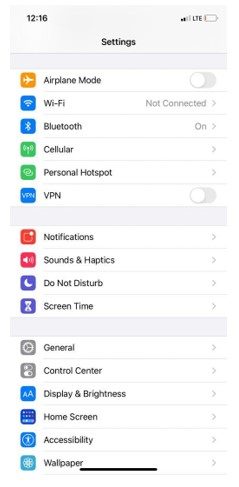 Go to Settings on your phone