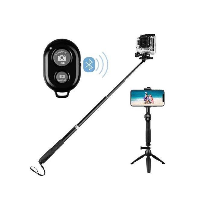 Selfie sticks without a remote button